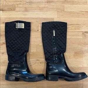 Gianmarco Lorenzi Black Quilted Boots